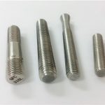 varilla de rosca de aceiro inoxidable a193 b8 b8m e porcas a194 gr.8,8m