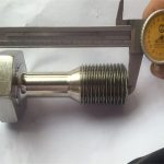 costura do tornillo de mecanizado de precisión cnc personalizada de pezas