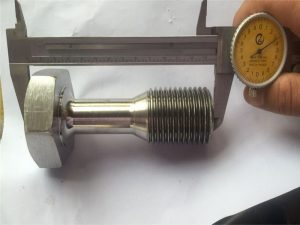 costura do tornillo de mecanizado de precisión cnc personalizada de pezas