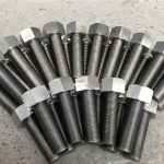 254smo uns s31254 en1.4547 parafusos e roscas 1-1 / 2 "-8unx180mm